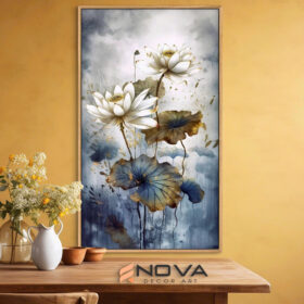 Tranh Hoa Sen - NOS019 Tranh Hoa Sen - NOS019