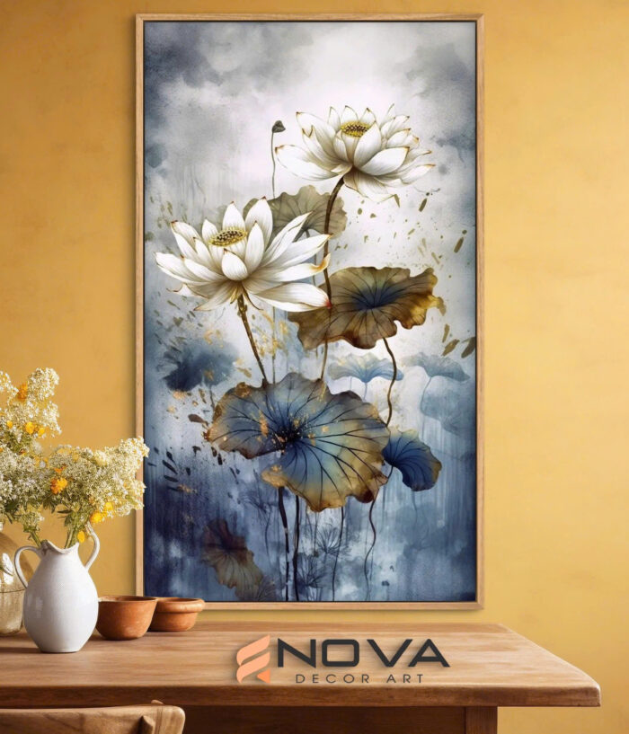 Tranh Hoa Sen - NOS019