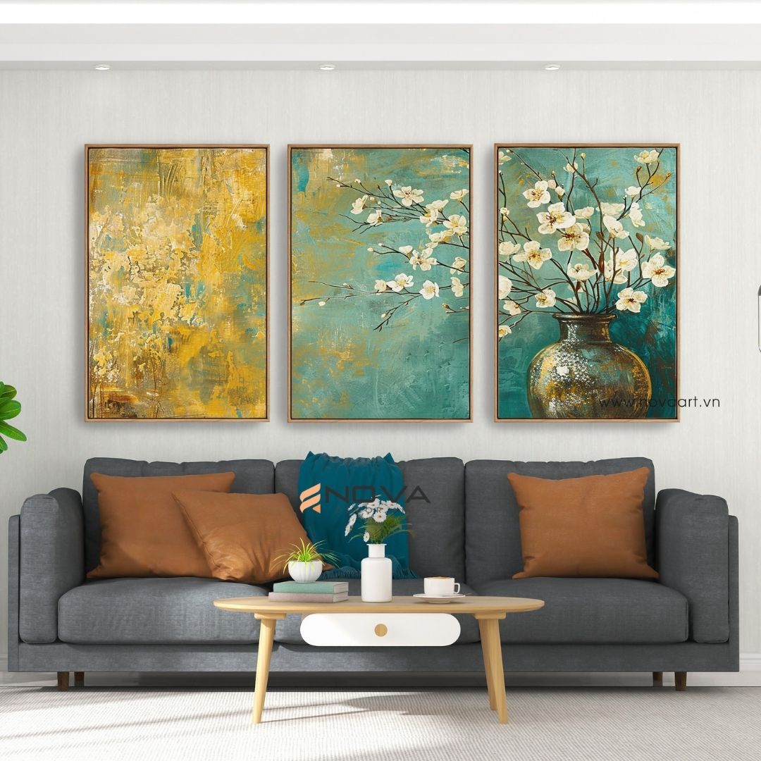 tranh bộ ghép tâm - NOB033