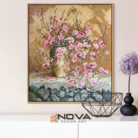 Tranh Hoa Đào - NOH028 Tranh Hoa Đào - NOH028
