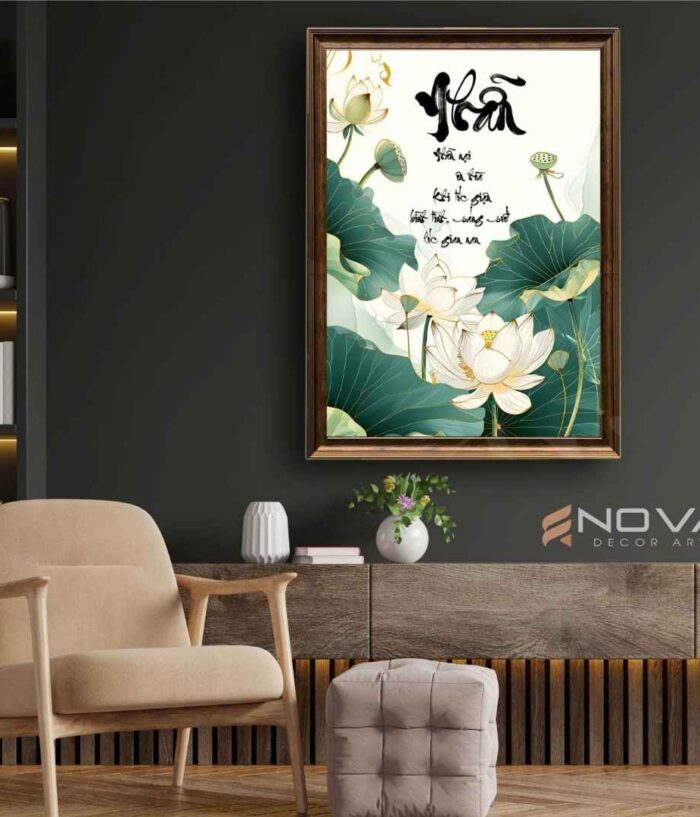 Tranh Hoa Sen - NOS026