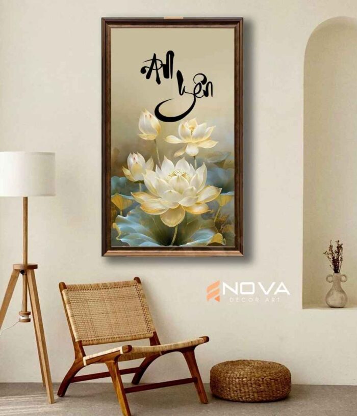 Tranh Hoa Sen - NOS025