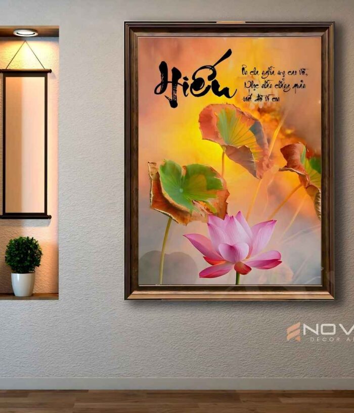 Tranh Hoa Sen - NOS023