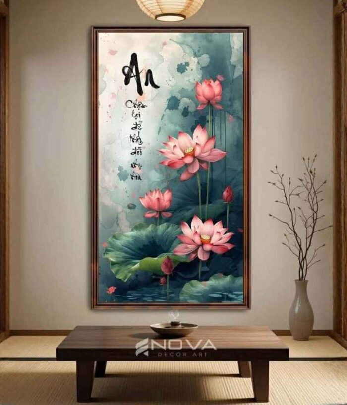 Tranh Hoa Sen - NOS021