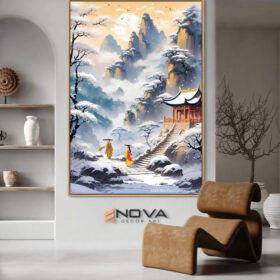 Tranh Thủy Mặc - NOPT016 Tranh Thủy Mặc - NOPT016